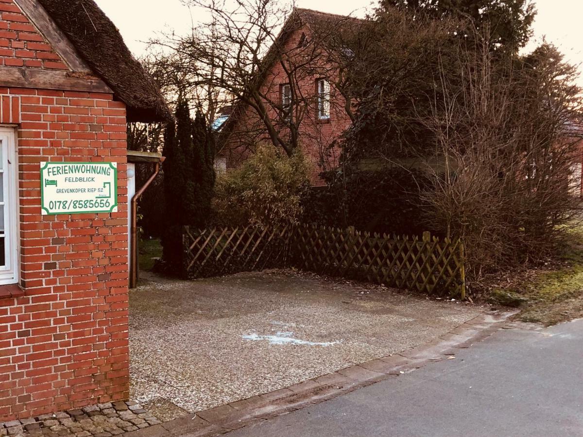 Ferienwohnung Feldblick Grevenkop エクステリア 写真